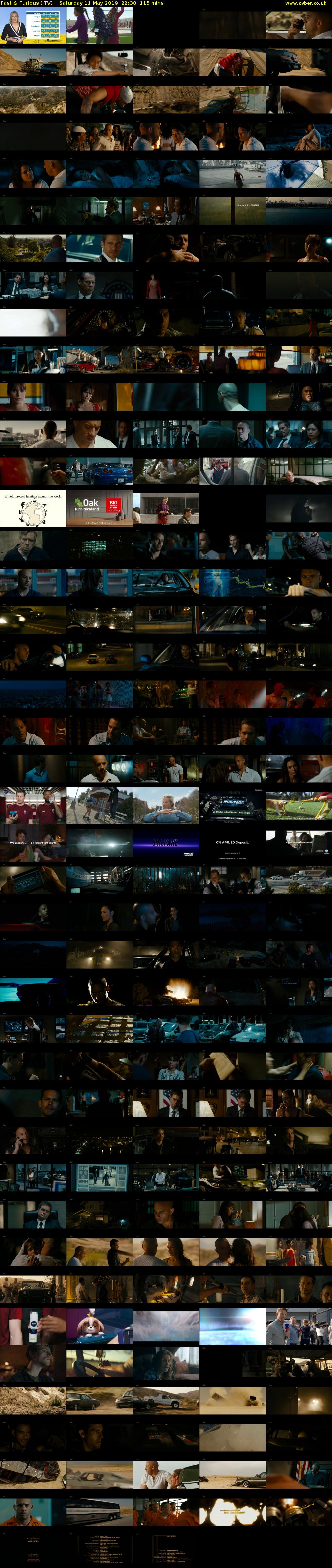 Fast & Furious (ITV) Saturday 11 May 2019 22:30 - 00:25