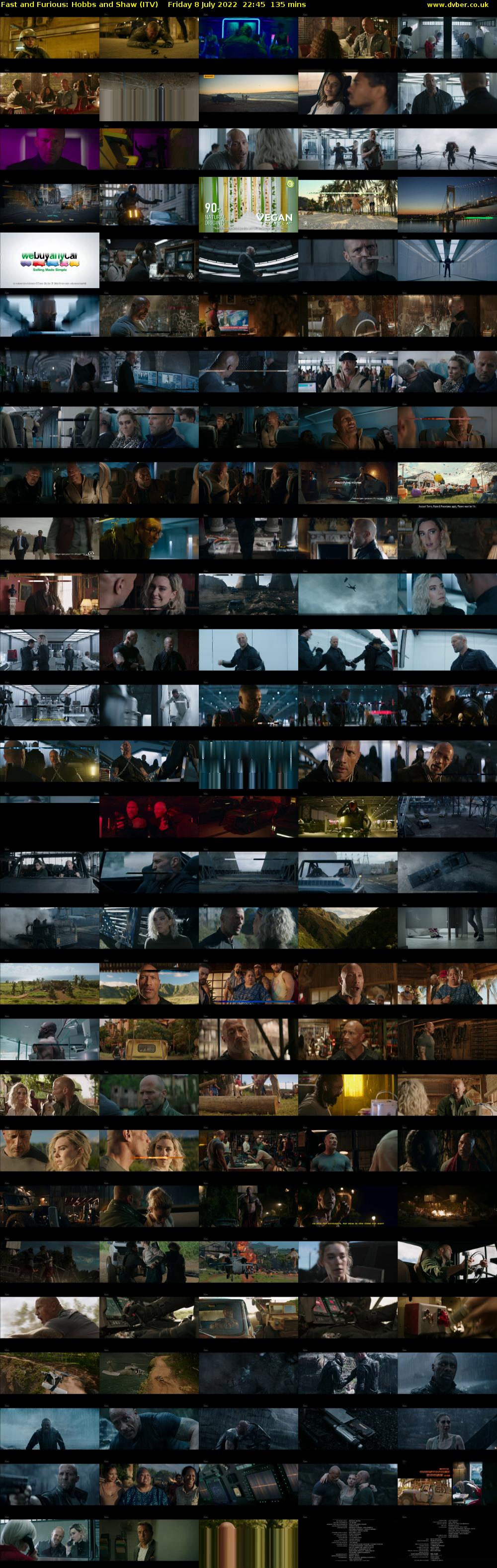 Fast and Furious: Hobbs and Shaw (ITV) Friday 8 July 2022 22:45 - 01:00