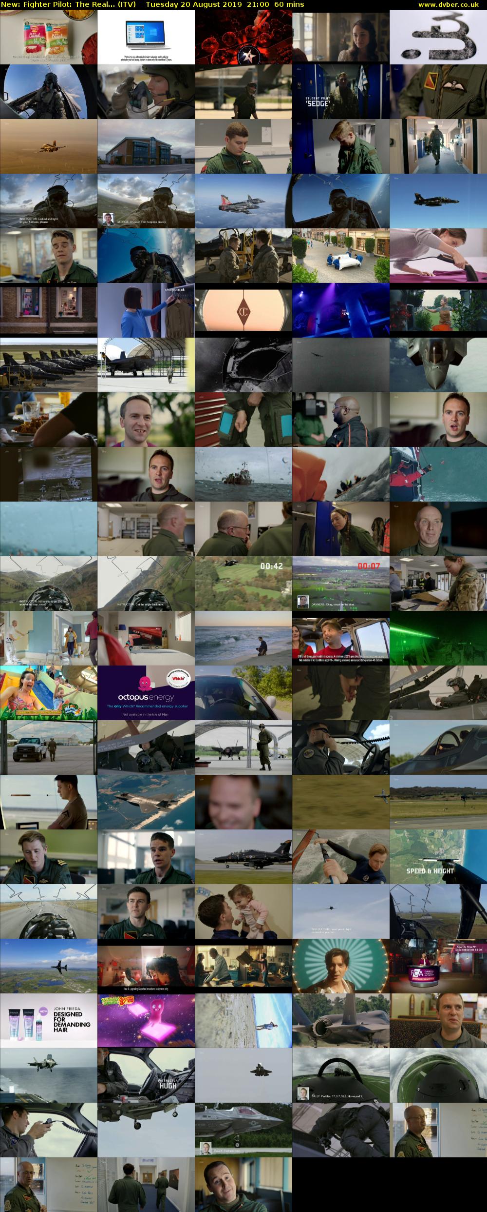 Fighter Pilot: The Real... (ITV) Tuesday 20 August 2019 21:00 - 22:00