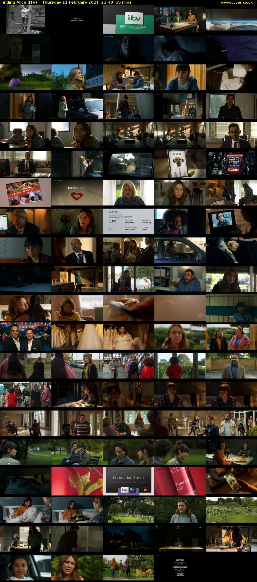Finding Alice (ITV) Thursday 11 February 2021 23:40 - 00:35