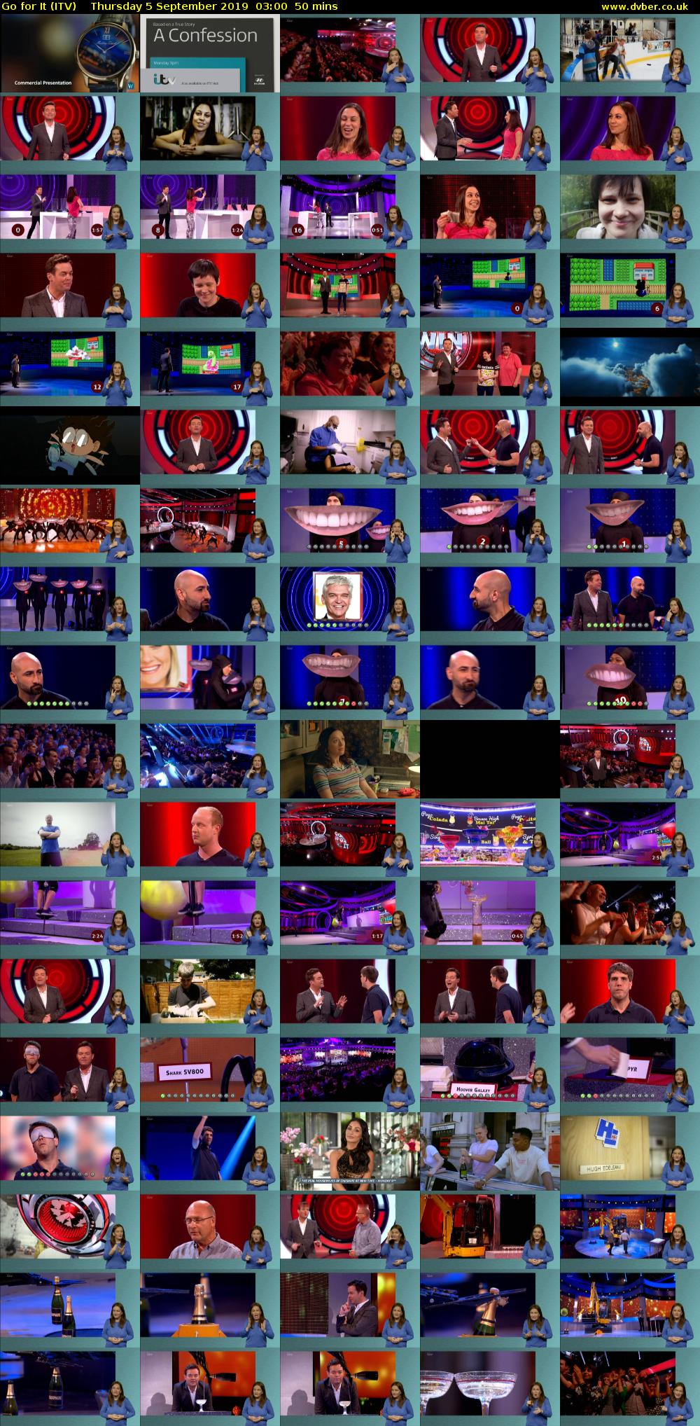 Go for It (ITV) Thursday 5 September 2019 03:00 - 03:50
