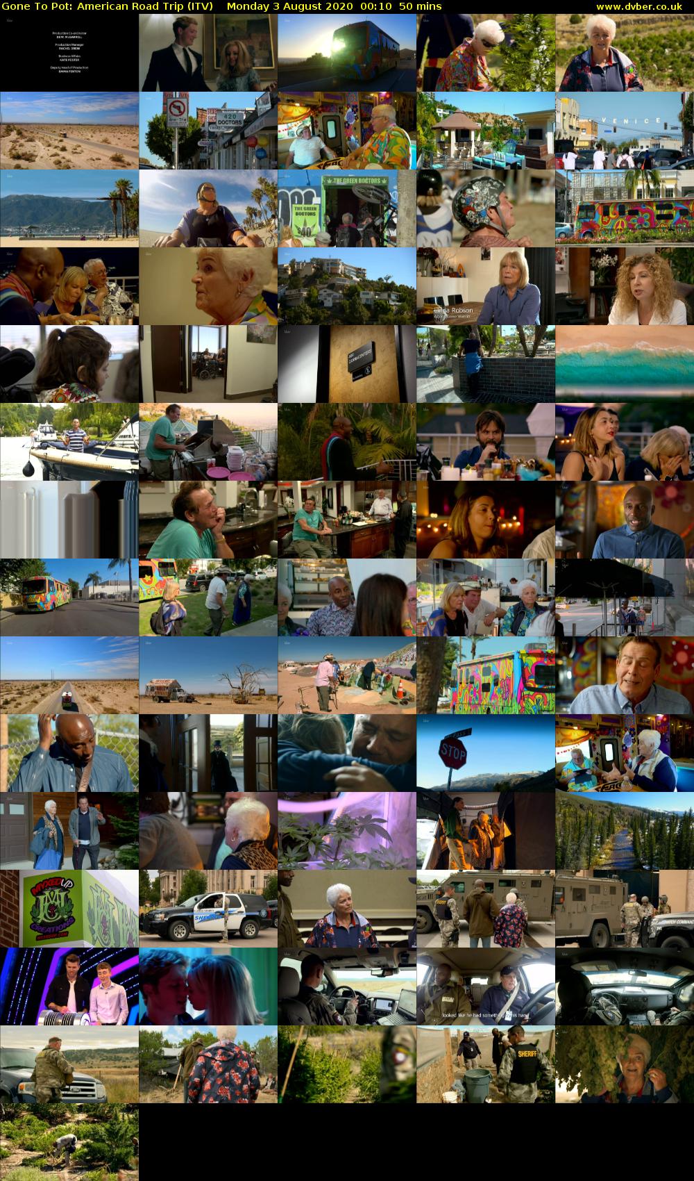 Gone to Pot: American Road Trip (ITV) Monday 3 August 2020 00:10 - 01:00
