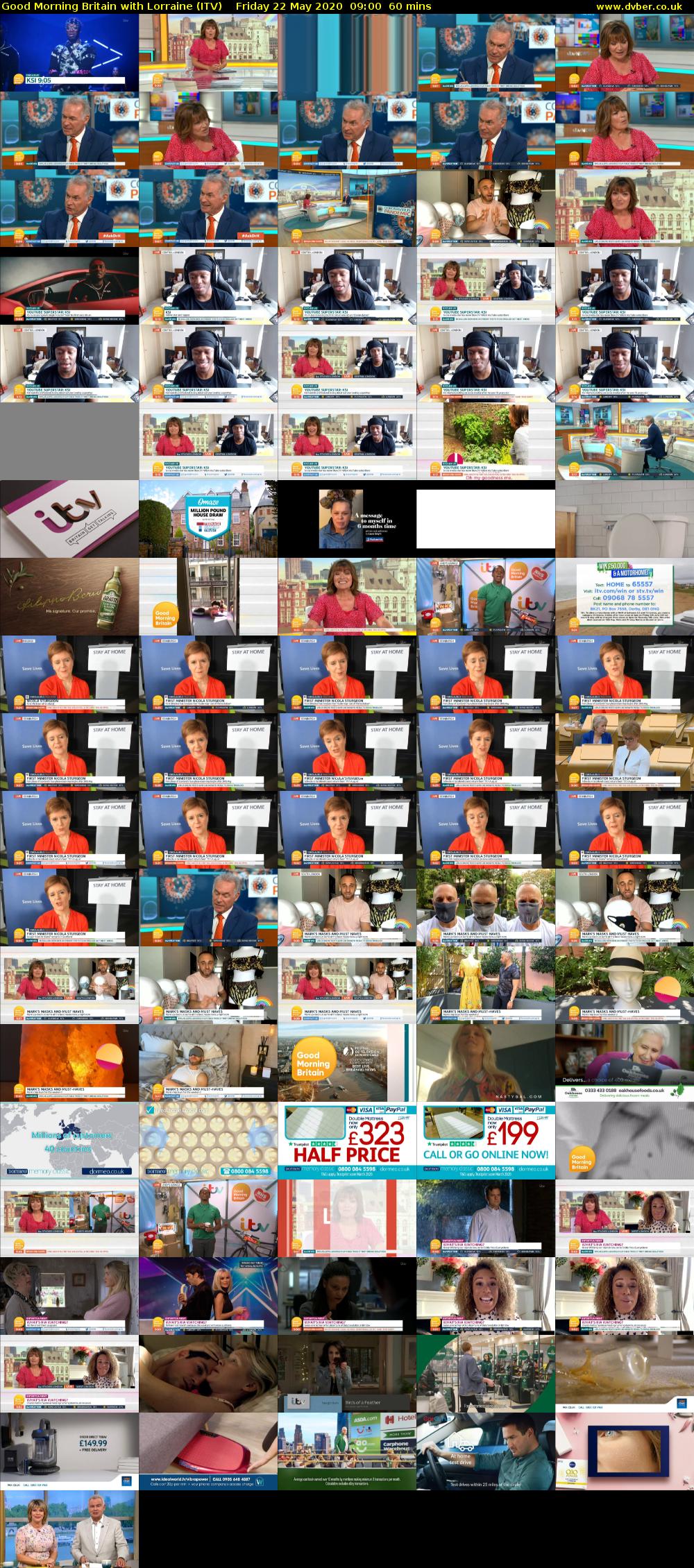 Good Morning Britain with Lorraine (ITV) Friday 22 May 2020 09:00 - 10:00