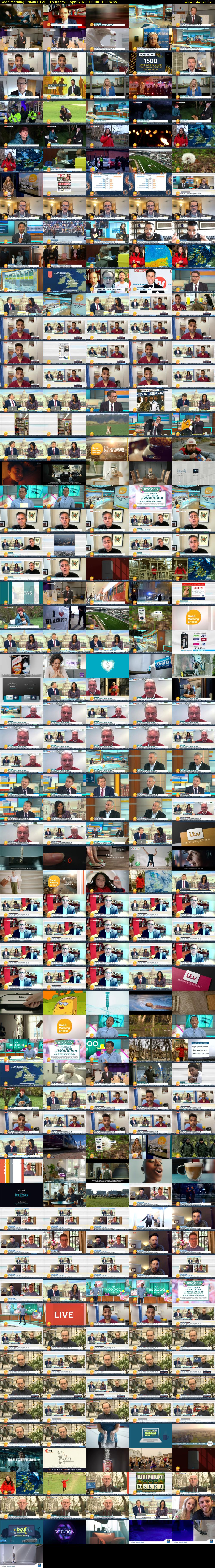 Good Morning Britain (ITV) Thursday 8 April 2021 06:00 - 09:00