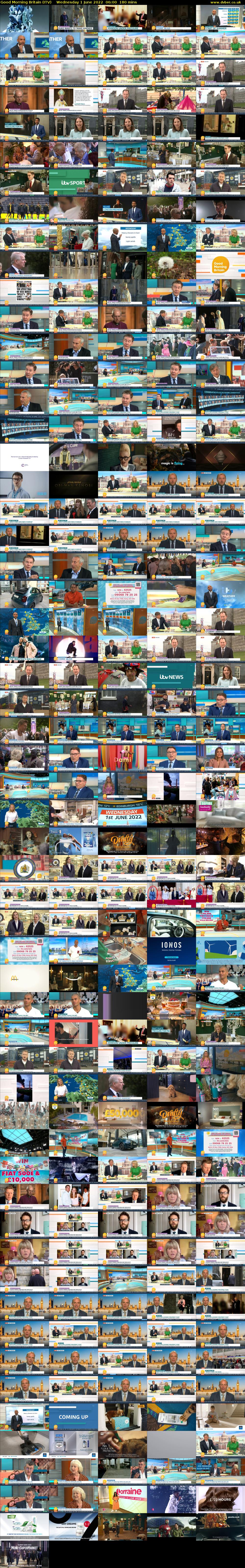 Good Morning Britain (ITV) Wednesday 1 June 2022 06:00 - 09:00