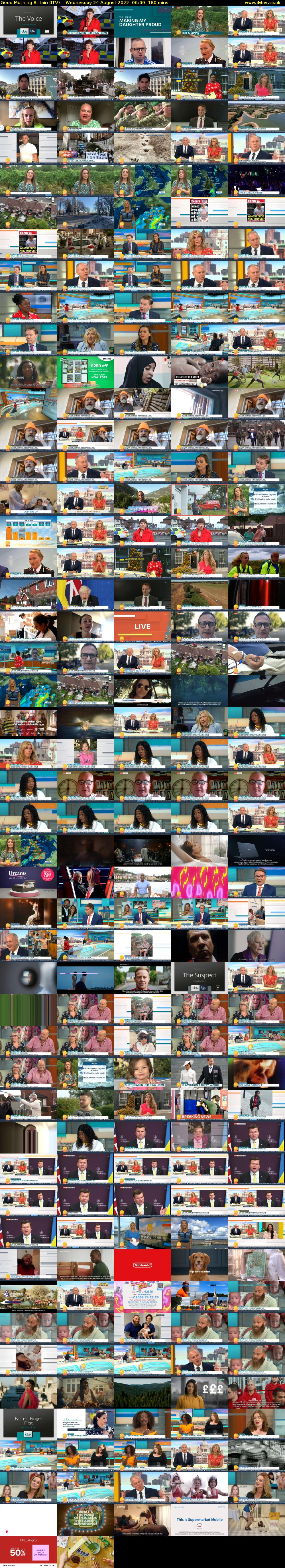 Good Morning Britain (ITV) Wednesday 24 August 2022 06:00 - 09:00