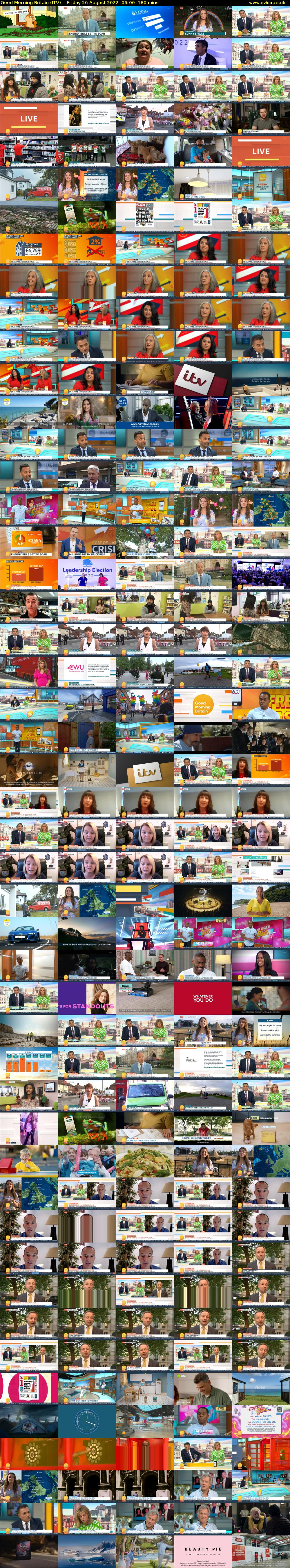 Good Morning Britain (ITV) Friday 26 August 2022 06:00 - 09:00