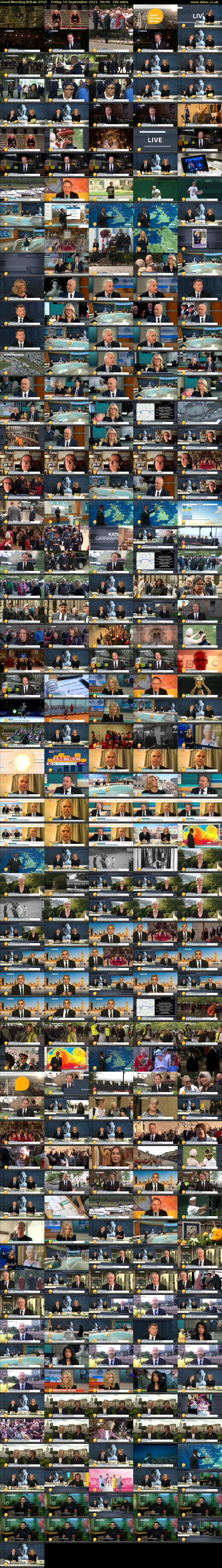 Good Morning Britain (ITV) Friday 16 September 2022 06:00 - 09:00
