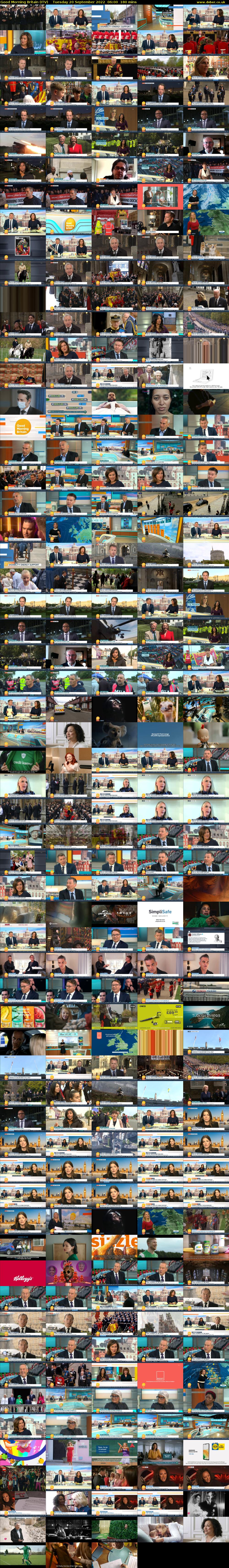 Good Morning Britain (ITV) Tuesday 20 September 2022 06:00 - 09:00