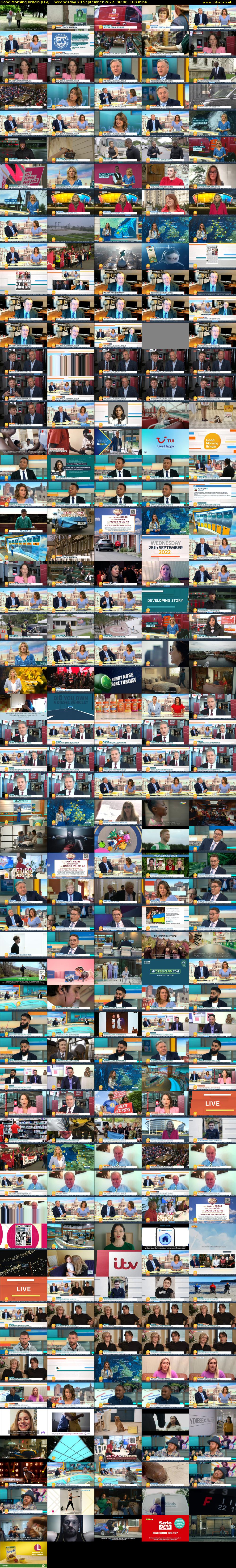 Good Morning Britain (ITV) Wednesday 28 September 2022 06:00 - 09:00