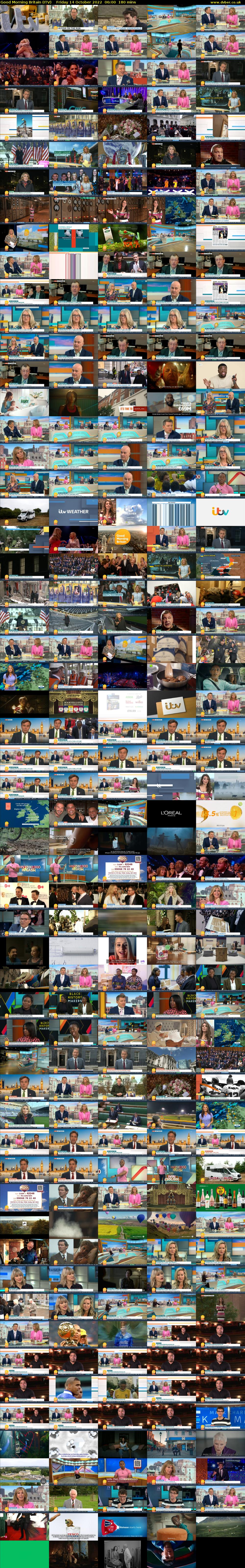 Good Morning Britain (ITV) Friday 14 October 2022 06:00 - 09:00