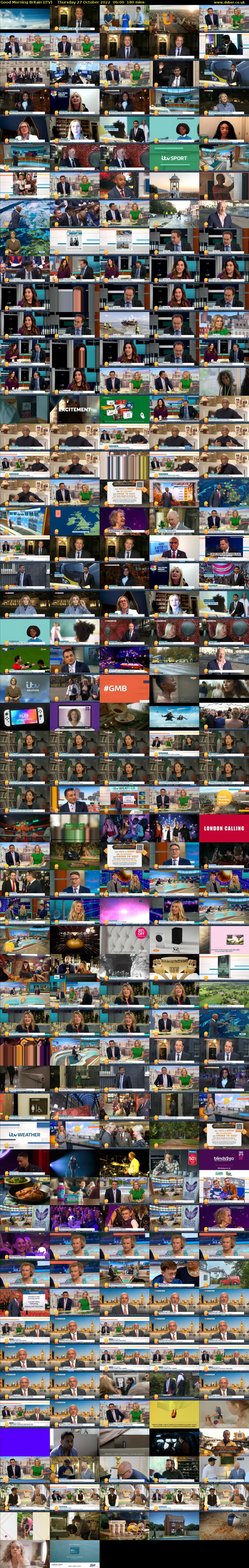 Good Morning Britain (ITV) Thursday 27 October 2022 06:00 - 09:00