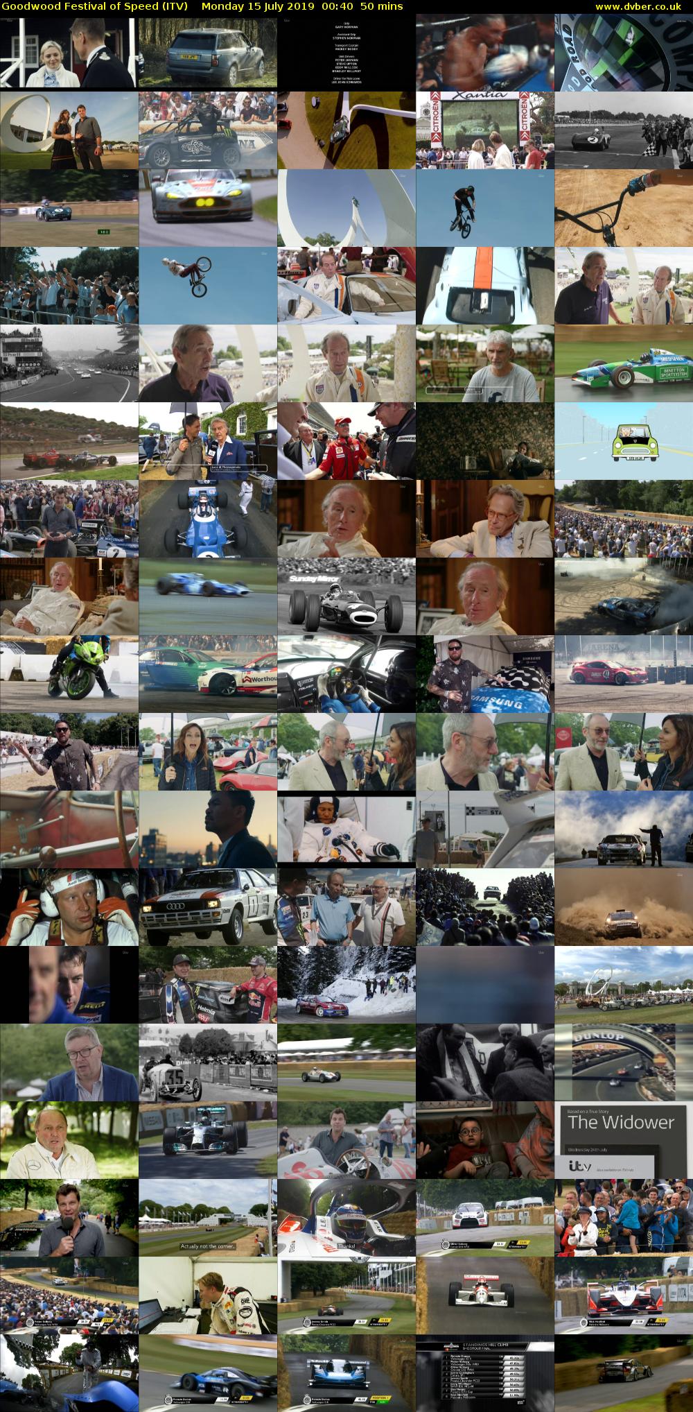 Goodwood Festival of Speed (ITV) Monday 15 July 2019 00:40 - 01:30