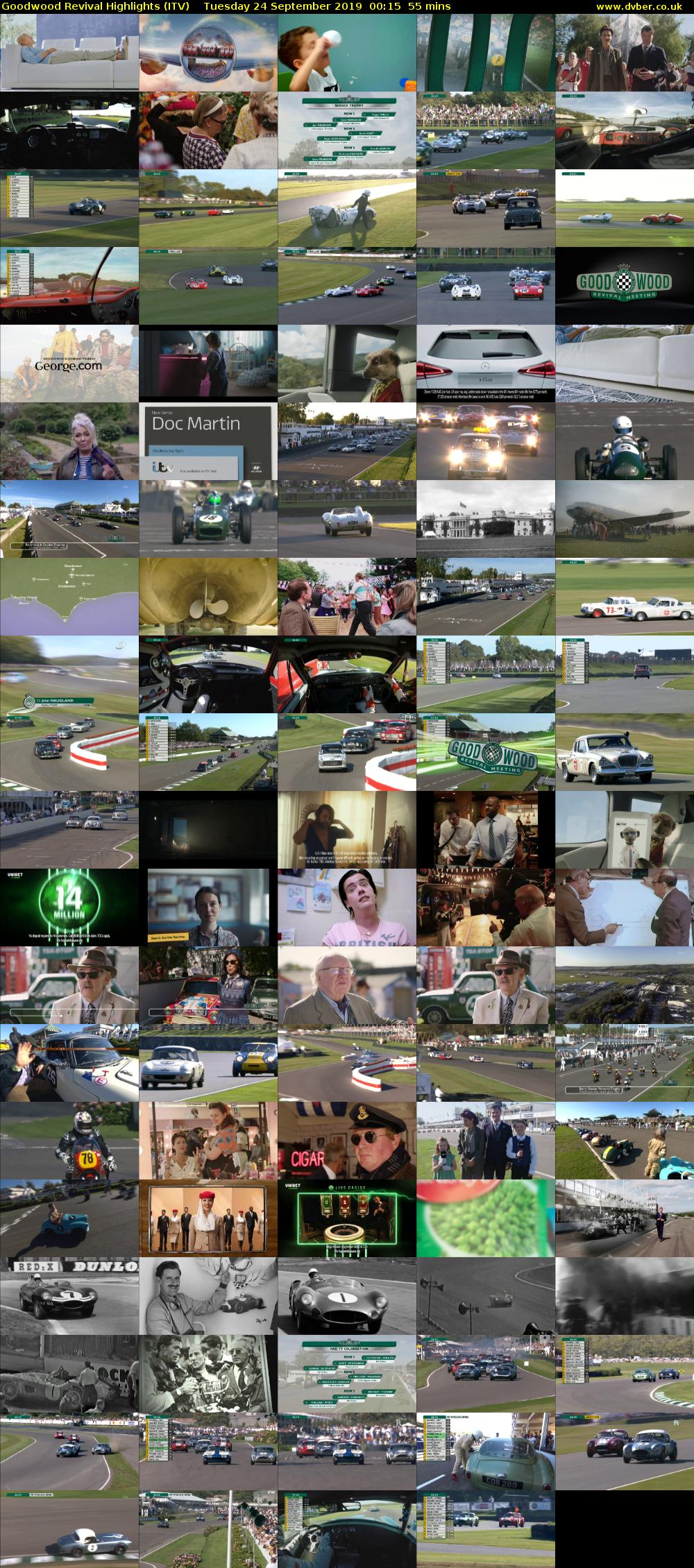 Goodwood Revival Highlights (ITV) Tuesday 24 September 2019 00:15 - 01:10