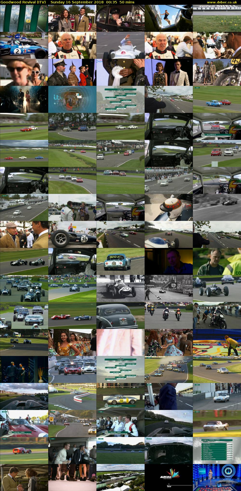 Goodwood Revival (ITV) Sunday 16 September 2018 00:35 - 01:25