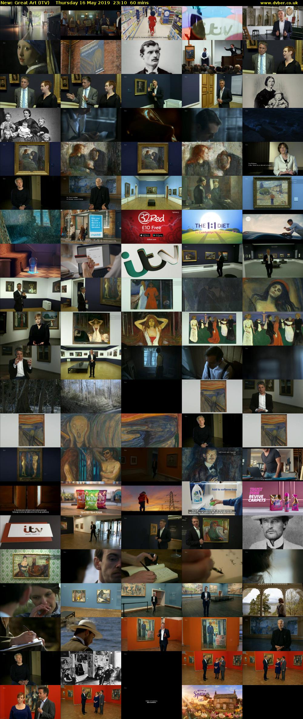 Great Art (ITV) Thursday 16 May 2019 23:10 - 00:10