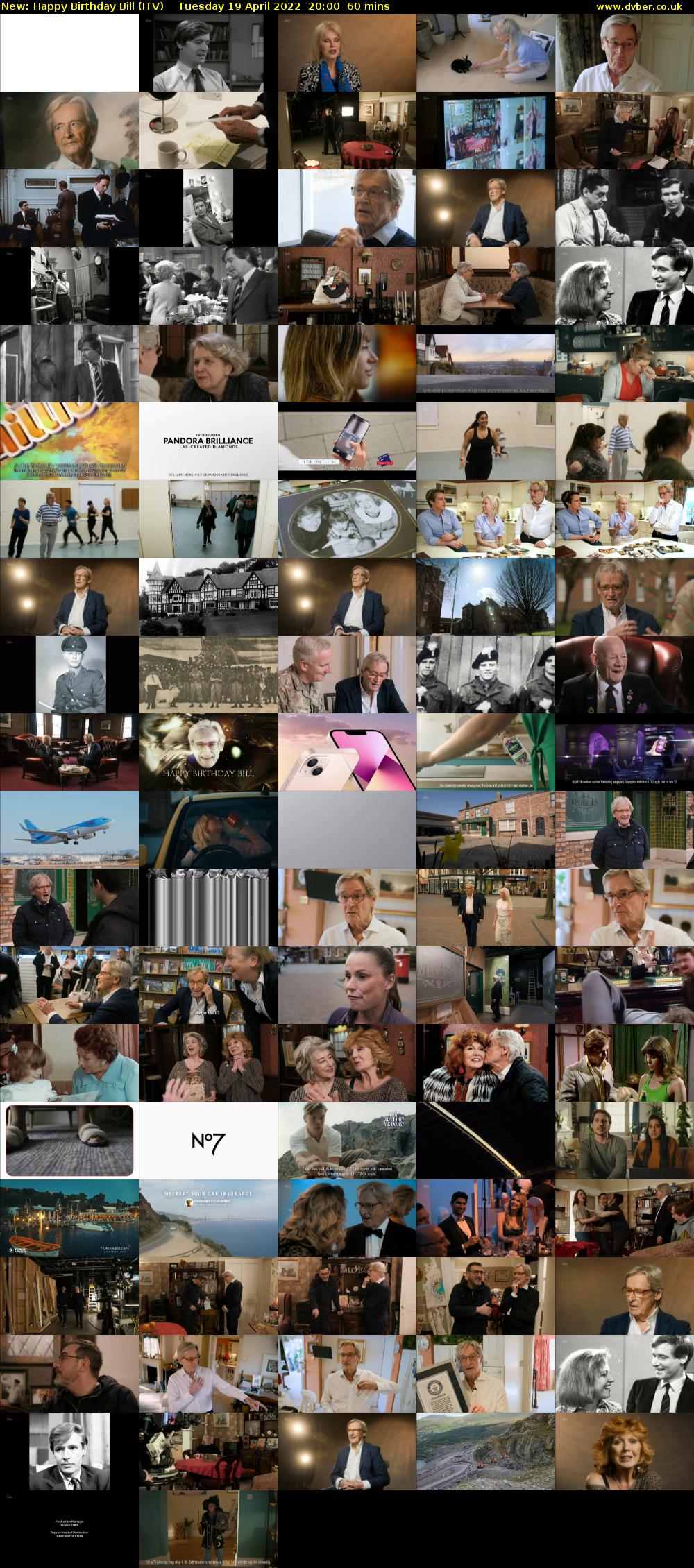 Happy Birthday Bill (ITV) Tuesday 19 April 2022 20:00 - 21:00
