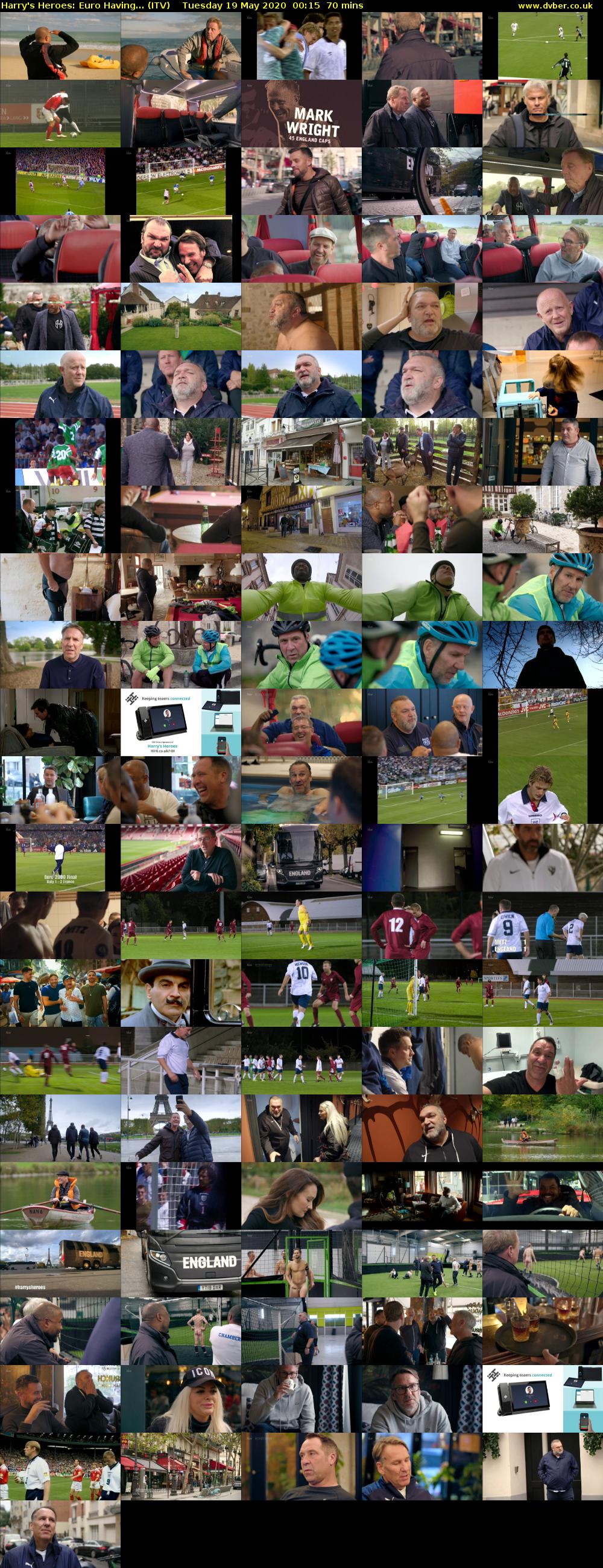 Harry's Heroes: Euro Having... (ITV) Tuesday 19 May 2020 00:15 - 01:25
