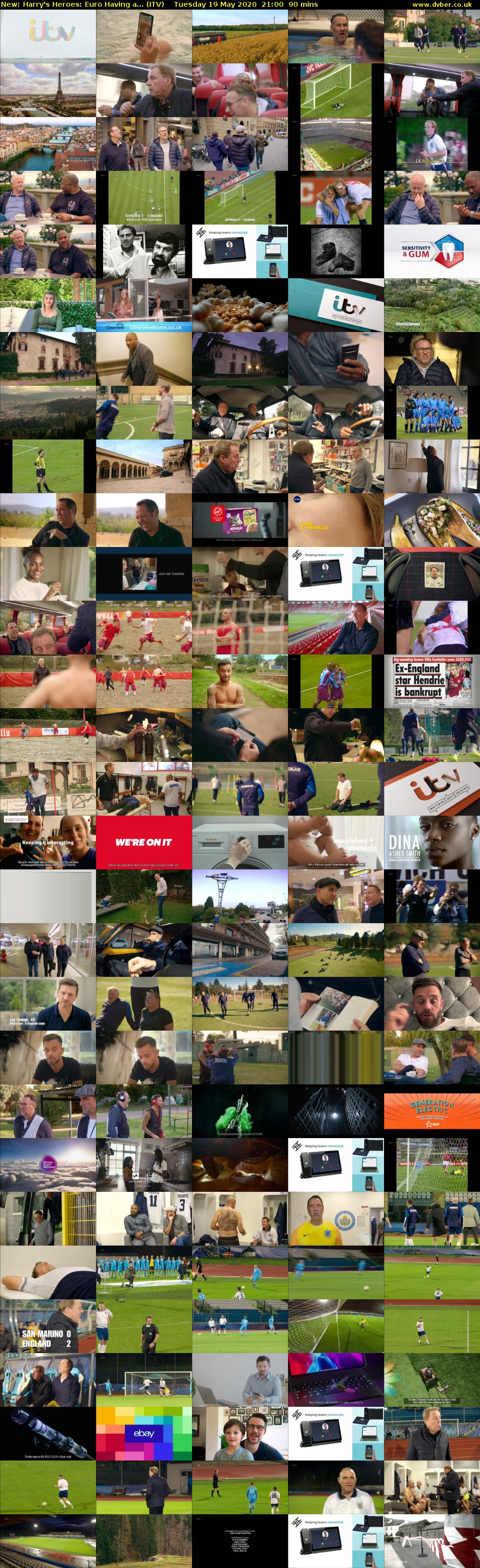 Harry's Heroes: Euro Having a... (ITV) Tuesday 19 May 2020 21:00 - 22:30