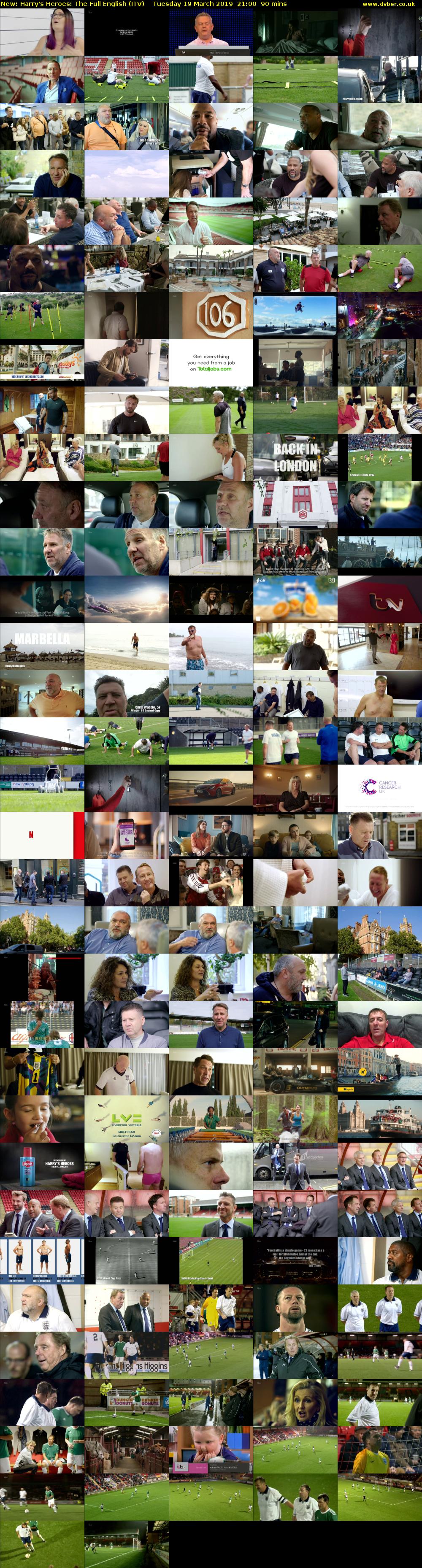 Harry's Heroes: The Full English (ITV) Tuesday 19 March 2019 21:00 - 22:30