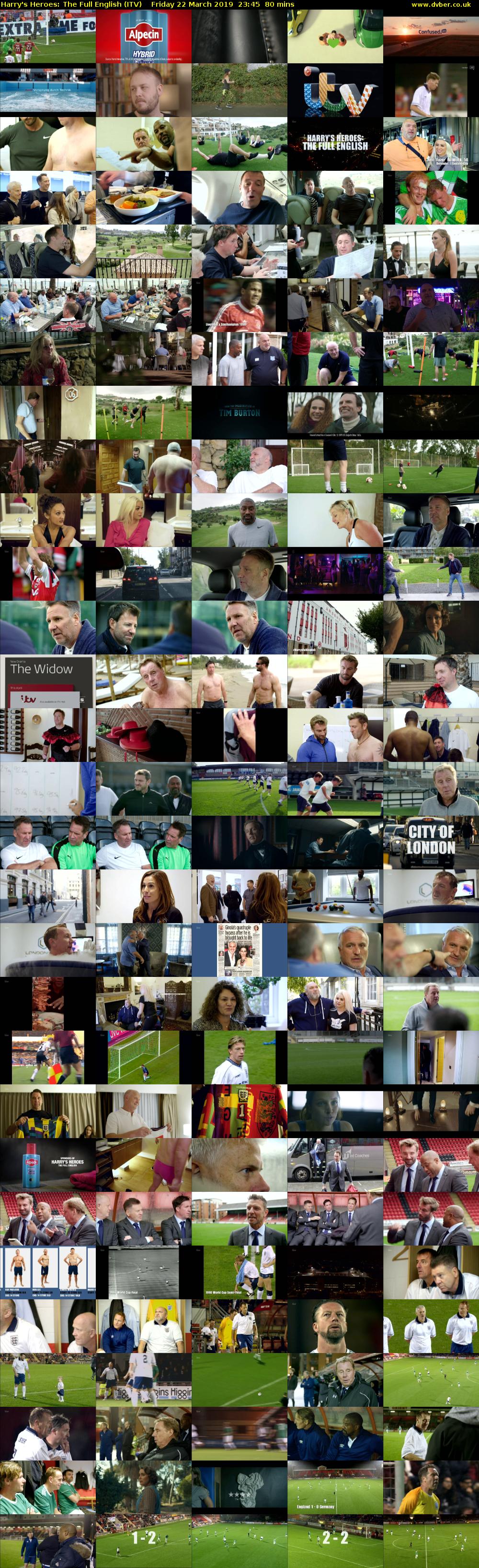 Harry's Heroes: The Full English (ITV) Friday 22 March 2019 23:45 - 01:05