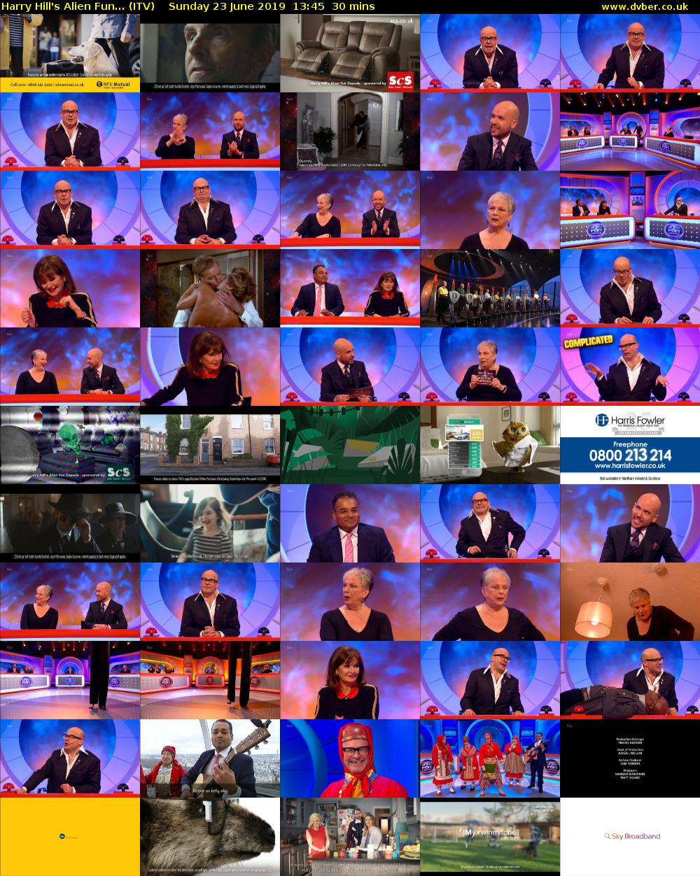 Harry Hill's Alien Fun... (ITV) Sunday 23 June 2019 13:45 - 14:15
