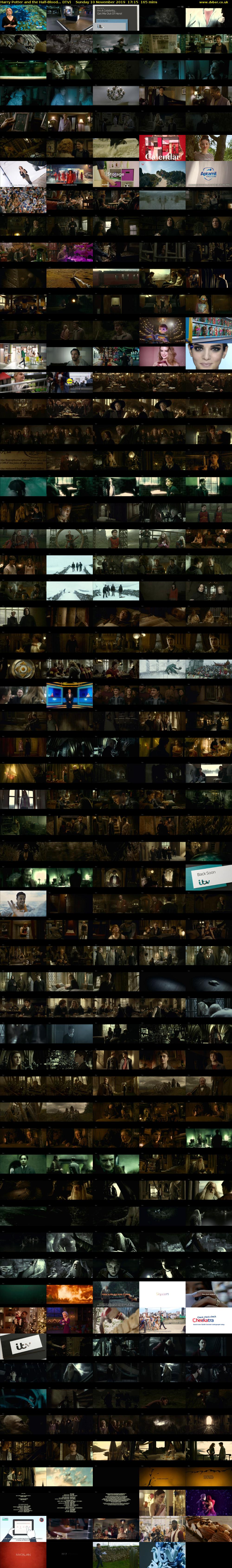 Harry Potter and the Half-Blood... (ITV) Sunday 10 November 2019 17:15 - 20:00