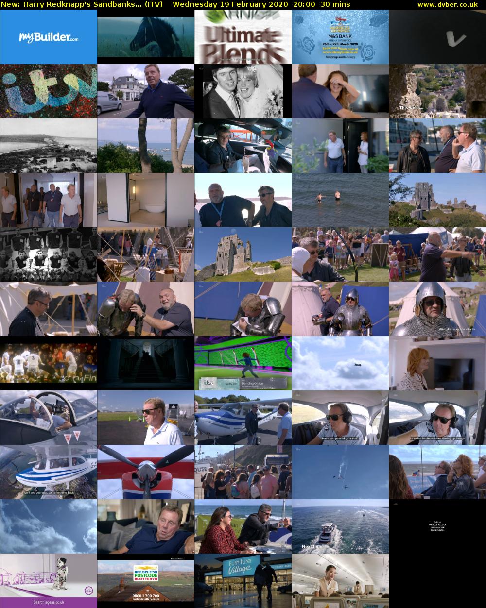 Harry Redknapp's Sandbanks... (ITV) Wednesday 19 February 2020 20:00 - 20:30