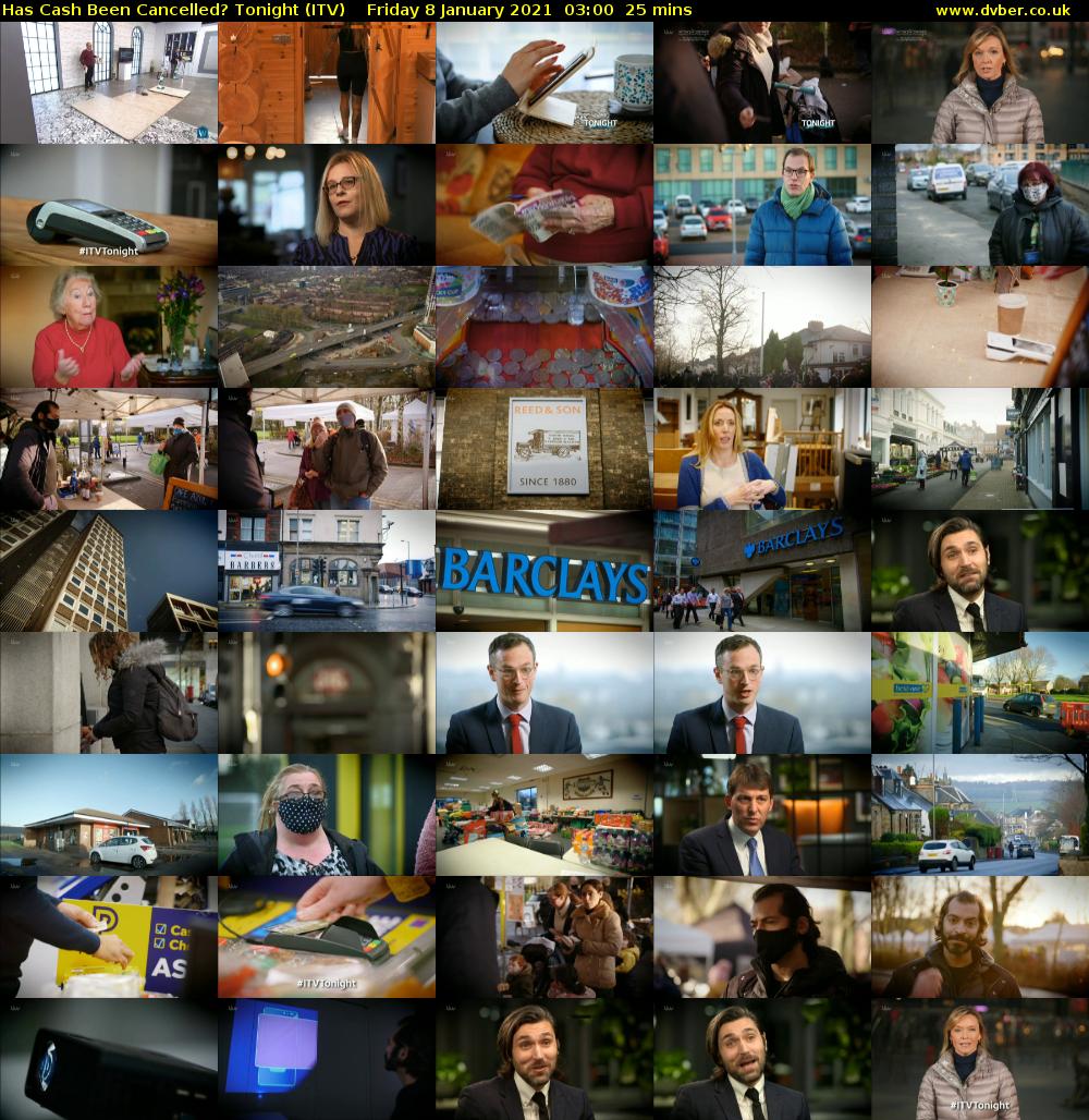 Has Cash Been Cancelled? Tonight (ITV) Friday 8 January 2021 03:00 - 03:25