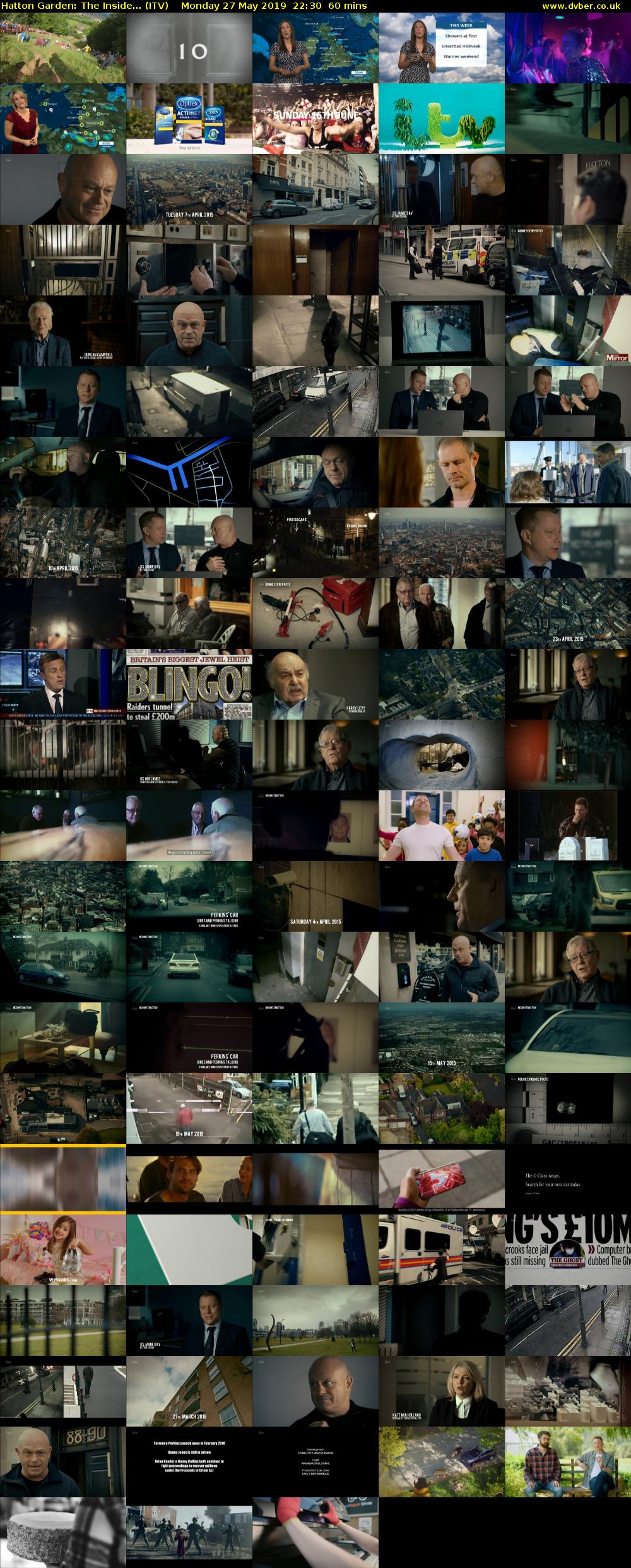 Hatton Garden: The Inside... (ITV) Monday 27 May 2019 22:30 - 23:30