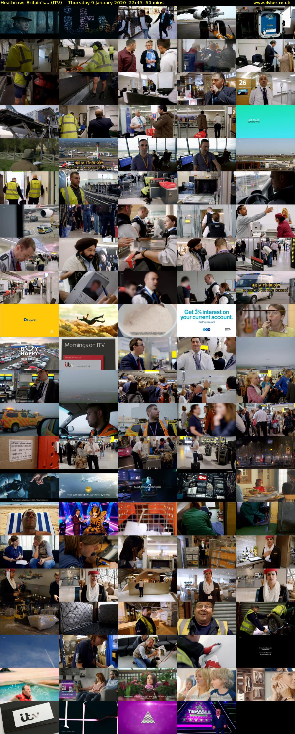 Heathrow: Britain's... (ITV) Thursday 9 January 2020 22:45 - 23:45
