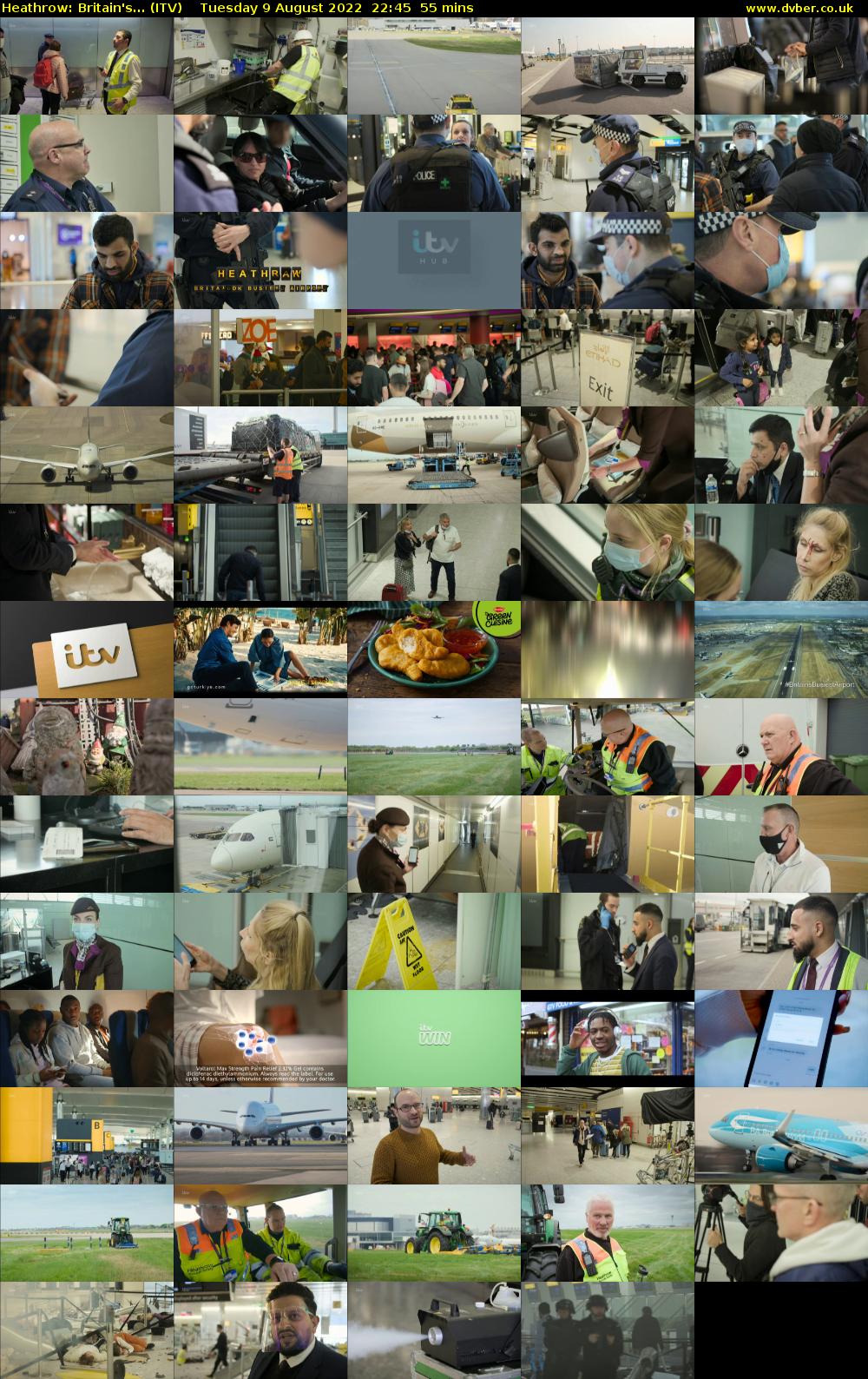 Heathrow: Britain's... (ITV) Tuesday 9 August 2022 22:45 - 23:40