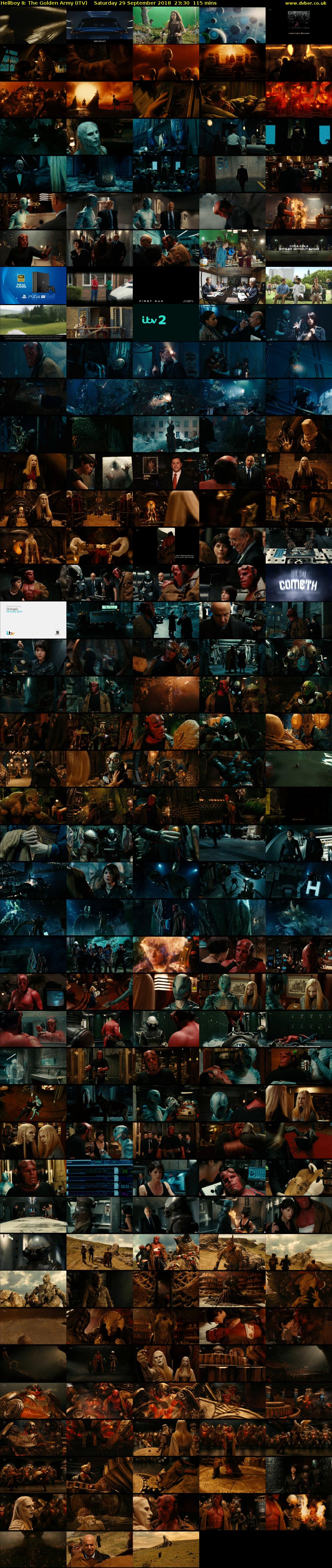 Hellboy II: The Golden Army (ITV) Saturday 29 September 2018 23:30 - 01:25