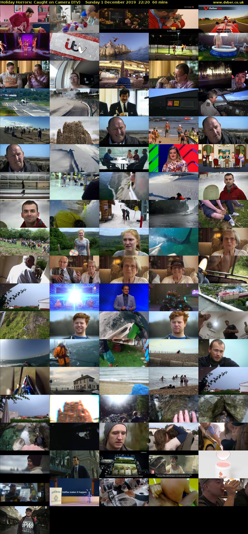 Holiday Horrors: Caught on Camera (ITV) Sunday 1 December 2019 22:20 - 23:20