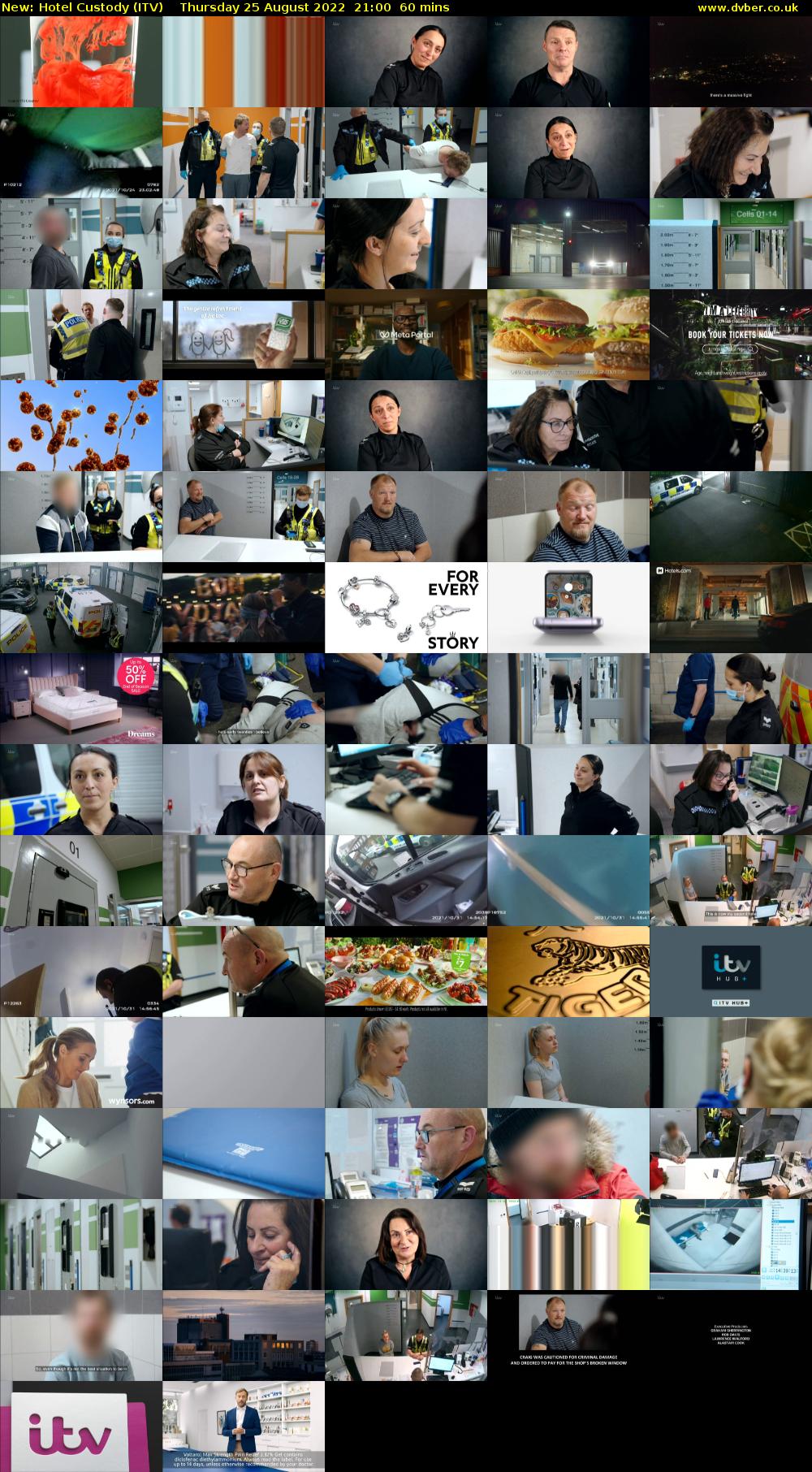 Hotel Custody (ITV) Thursday 25 August 2022 21:00 - 22:00