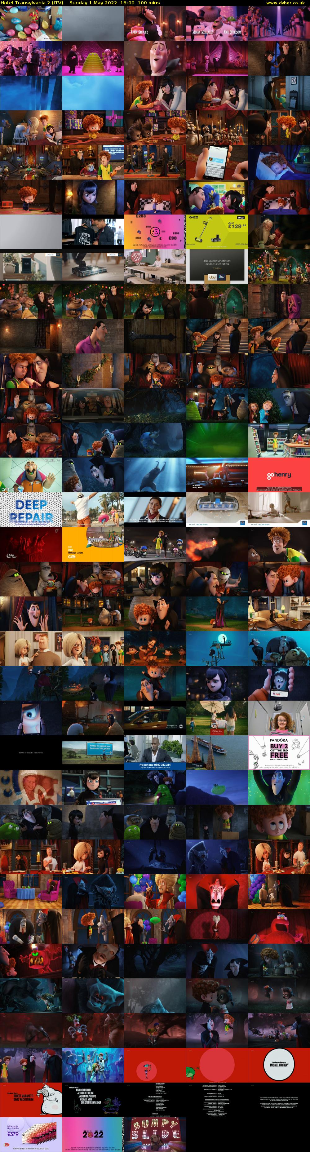 Hotel Transylvania 2 (ITV) Sunday 1 May 2022 16:00 - 17:40