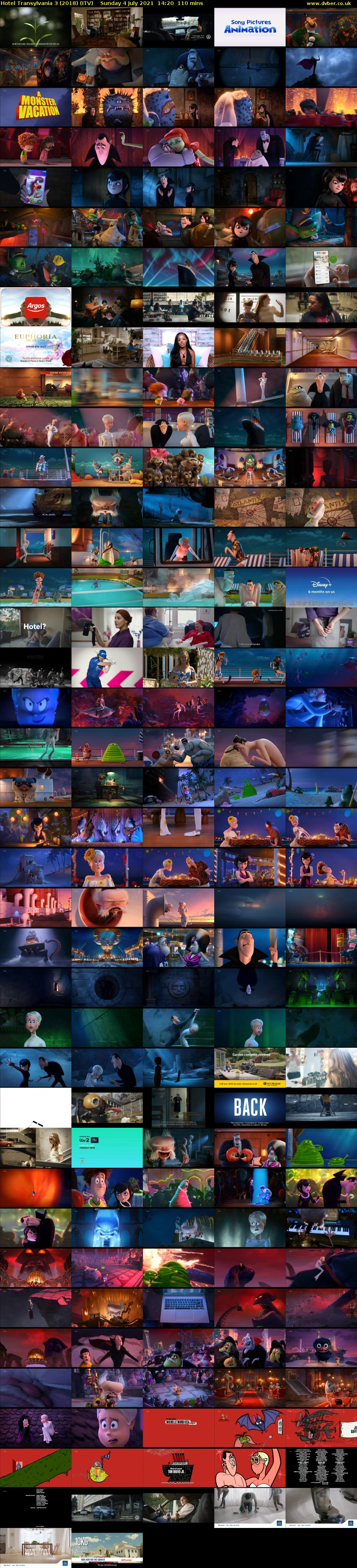 Hotel Transylvania 3 (2018) (ITV) Sunday 4 July 2021 14:20 - 16:10