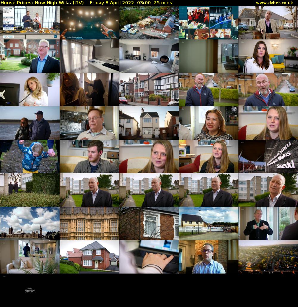 House Prices: How High Will... (ITV) Friday 8 April 2022 03:00 - 03:25