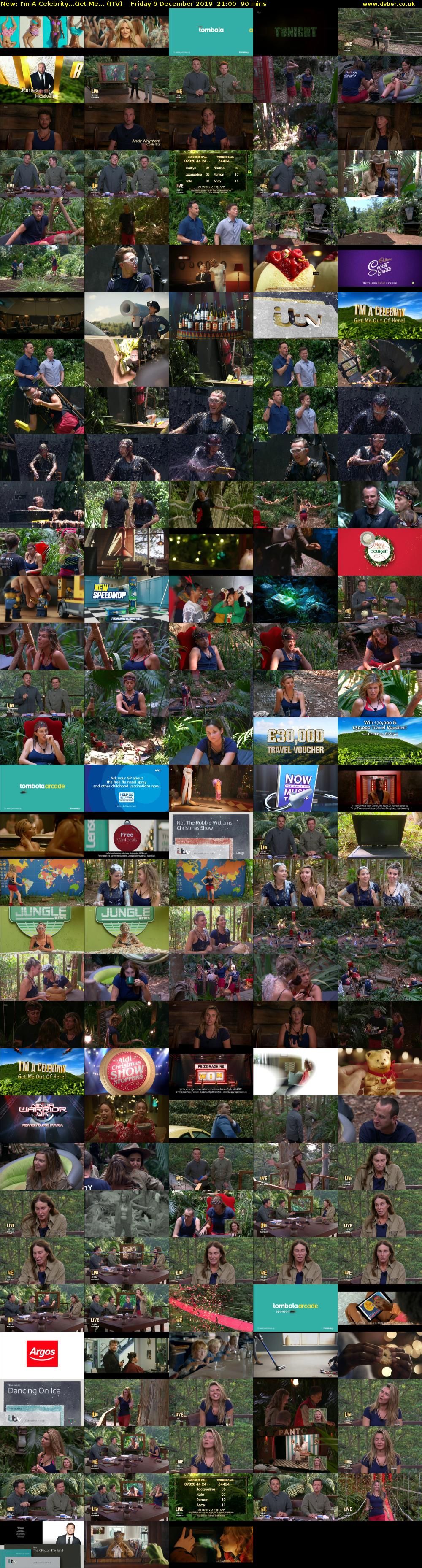 I'm A Celebrity...Get Me... (ITV) Friday 6 December 2019 21:00 - 22:30
