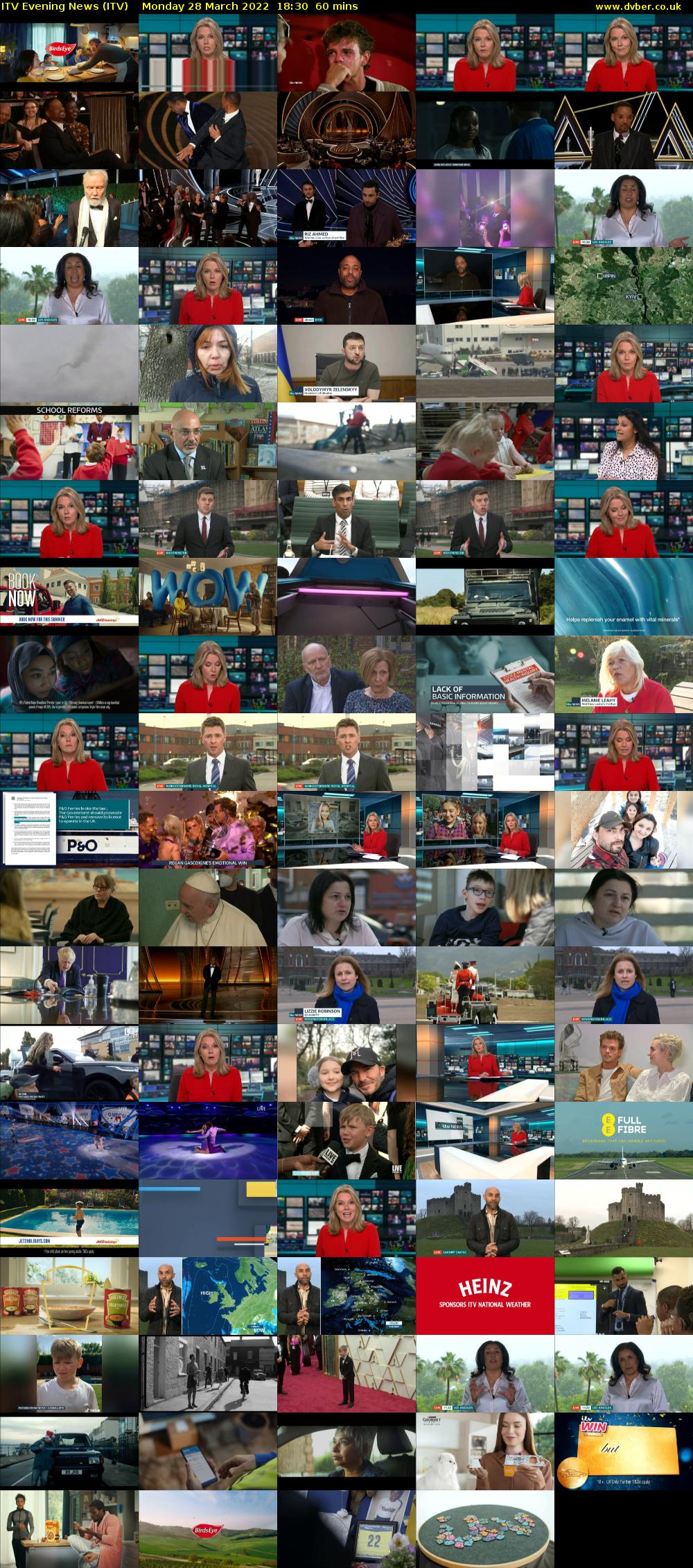 ITV Evening News (ITV) Monday 28 March 2022 18:30 - 19:30