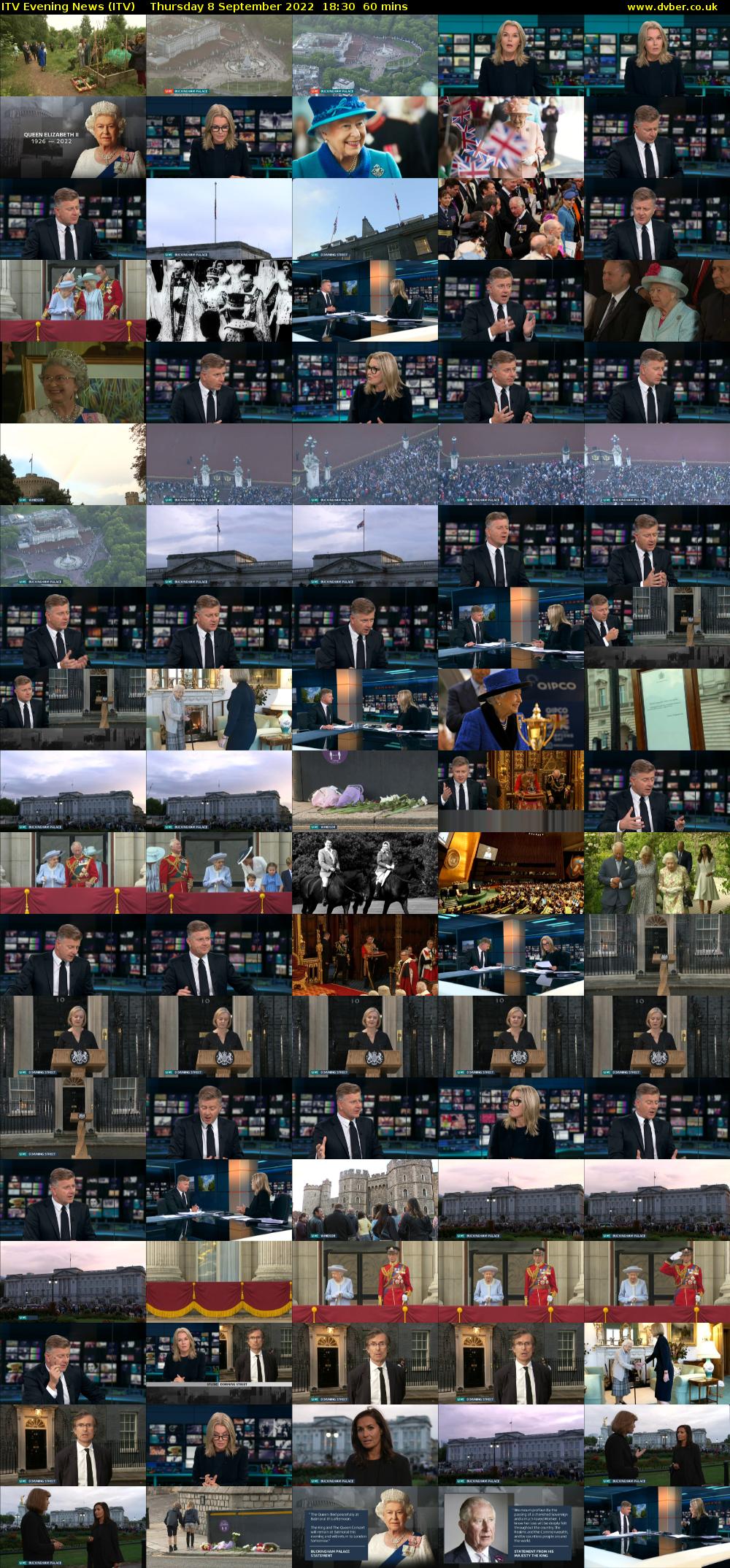 ITV Evening News (ITV) Thursday 8 September 2022 18:30 - 19:30