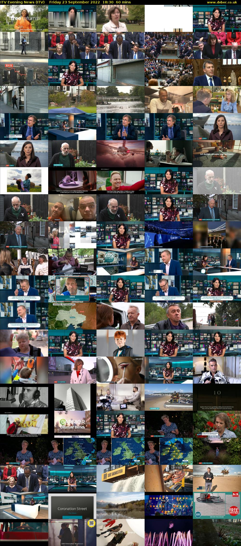 ITV Evening News (ITV) Friday 23 September 2022 18:30 - 19:30
