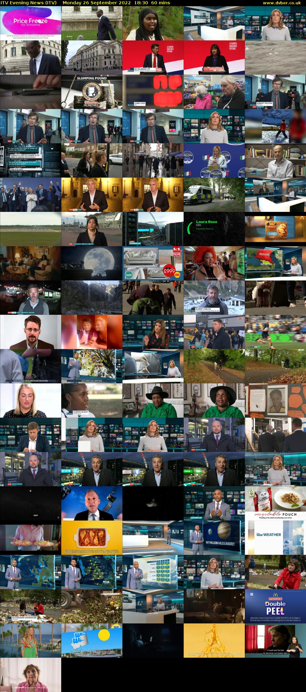 ITV Evening News (ITV) Monday 26 September 2022 18:30 - 19:30