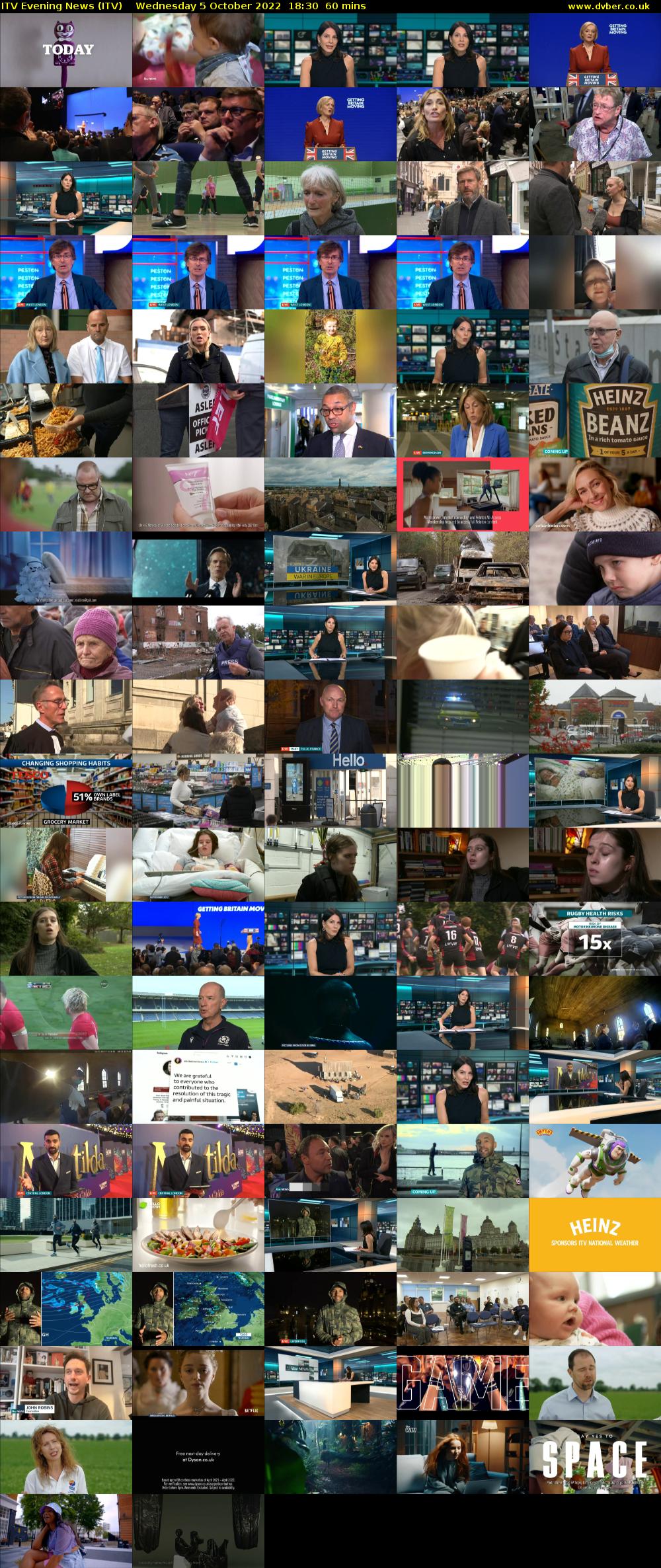 ITV Evening News (ITV) Wednesday 5 October 2022 18:30 - 19:30