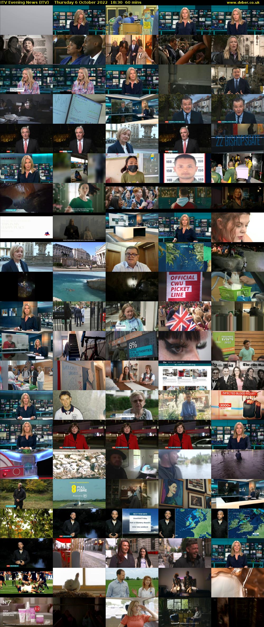 ITV Evening News (ITV) Thursday 6 October 2022 18:30 - 19:30