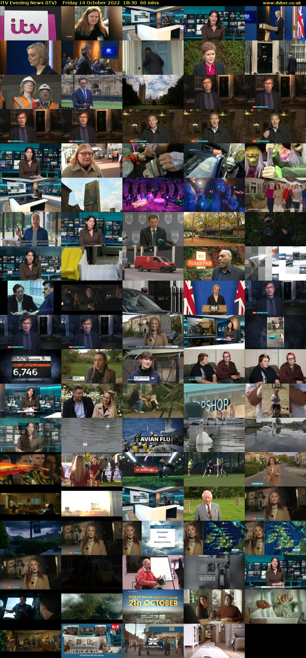 ITV Evening News (ITV) Friday 14 October 2022 18:30 - 19:30
