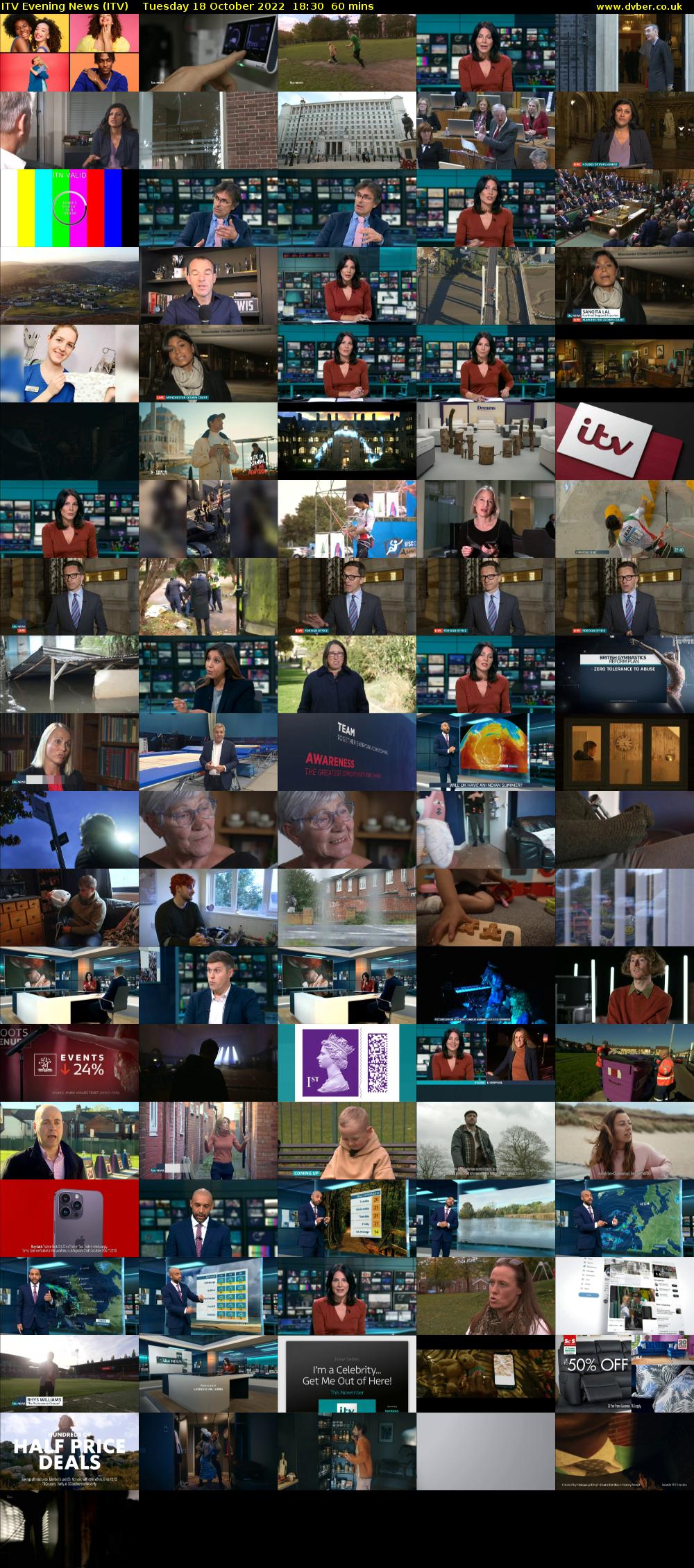 ITV Evening News (ITV) Tuesday 18 October 2022 18:30 - 19:30
