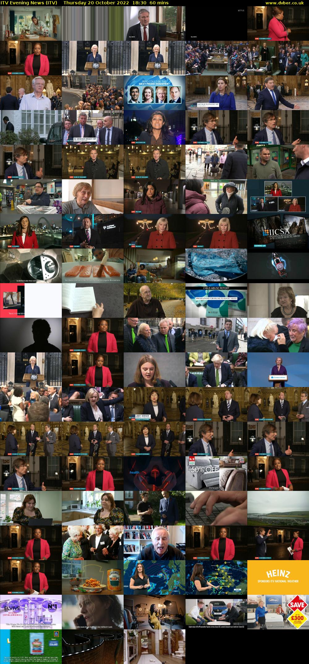 ITV Evening News (ITV) Thursday 20 October 2022 18:30 - 19:30