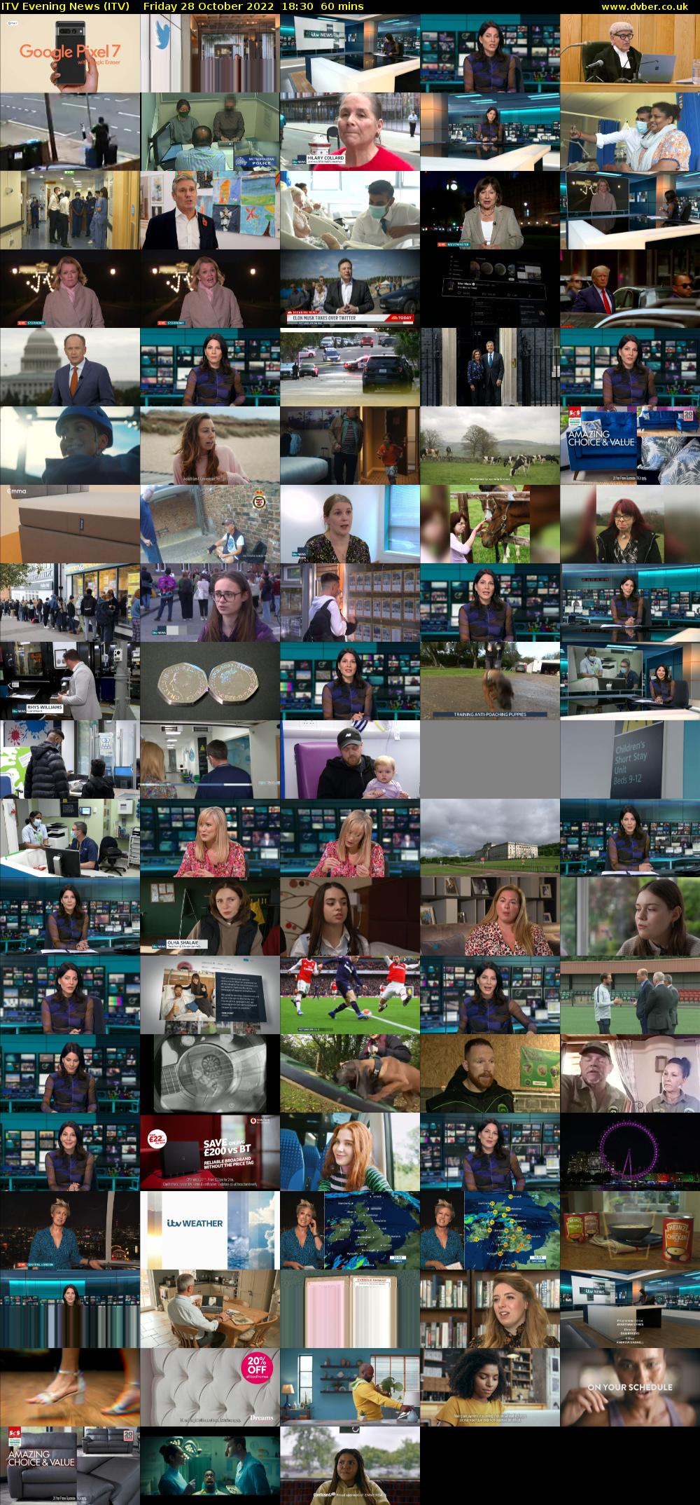 ITV Evening News (ITV) Friday 28 October 2022 18:30 - 19:30