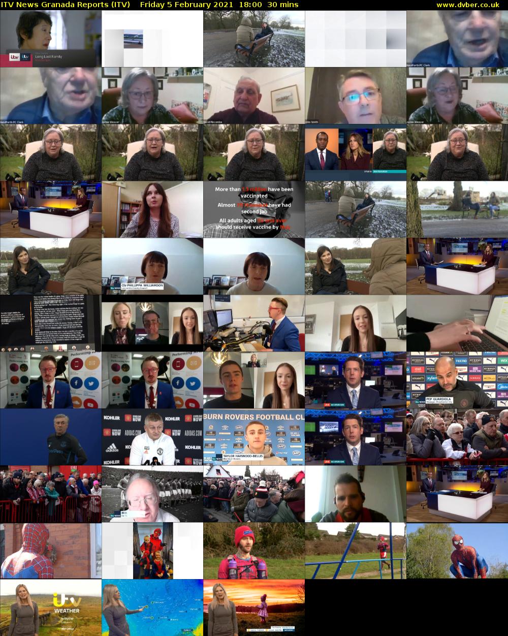 ITV News Granada Reports (ITV) Friday 5 February 2021 18:00 - 18:30